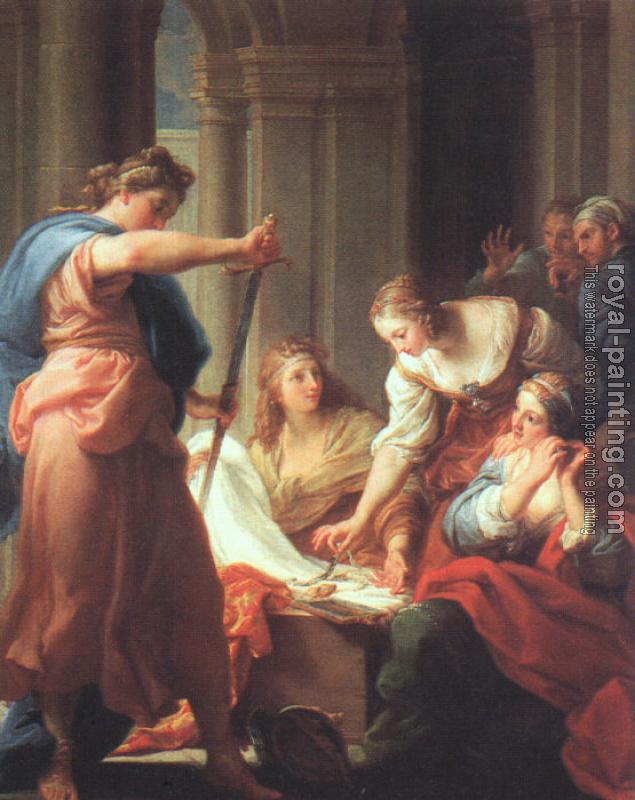 Pompeo Batoni : Graphic Achilles at the Court of Lycomedes